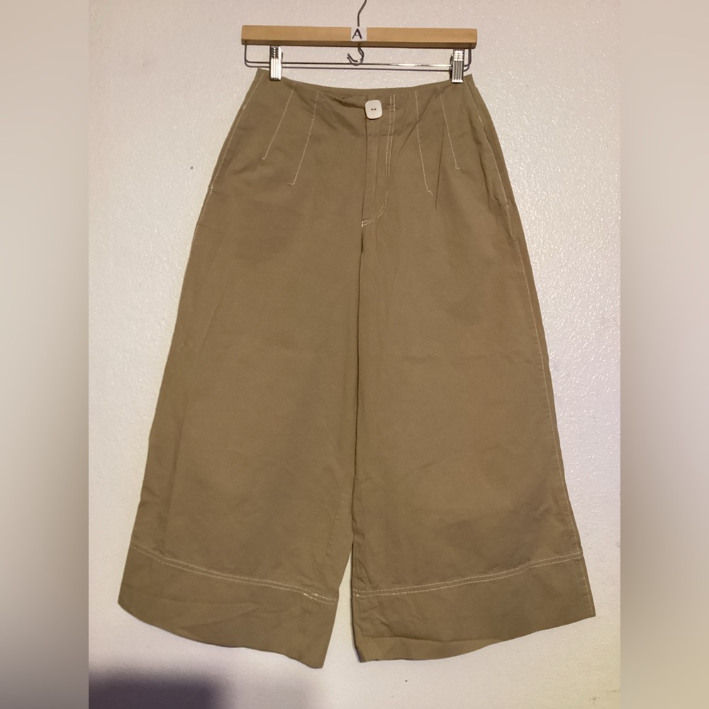 INBDUE High Waist Wide Leg Trouser Pleated Pants